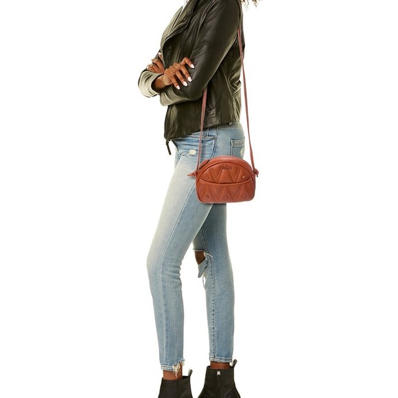 Valentino Brown Quilted Crossbody Bag - Picture 4 of 11